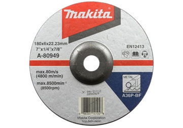 180 x 6 x 22mm Đá mài kim loại Makita A-80949