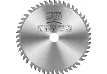 355x40Tx25.4 Lưỡi cưa gỗ hợp kim 40 răng Makita B-17435