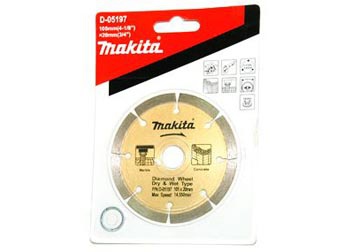 105 x 1.6 x 20mm Lưỡi cắt kim cương Makita D-05197 105 x 1.6 x 20mm Lưỡi cắt kim cương Makita D-05197