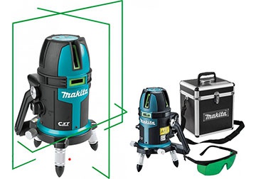 12V Máy cân mực 3 tia laser màu xanh dùng pin Makita SK312GDZ 12V Máy cân mực 3 tia laser màu xanh dùng pin Makita SK312GDZ