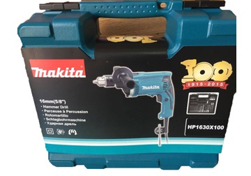 16mm Bộ máy khoan 74 chi tiết Makita HP1630X100 16mm Bộ máy khoan 74 chi tiết Makita HP1630X100