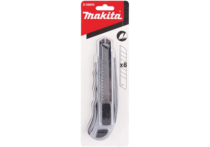 18mm Dao rọc giấy cầm tay Makita D-58855 18mm Dao rọc giấy cầm tay Makita D-58855