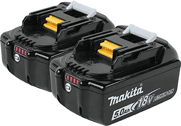 18V Bộ nguồn sạc và pin 5.0Ah Makita MKP1RT182/197624-2 18V Bộ nguồn sạc và pin 5.0Ah Makita MKP1RT182/197624-2