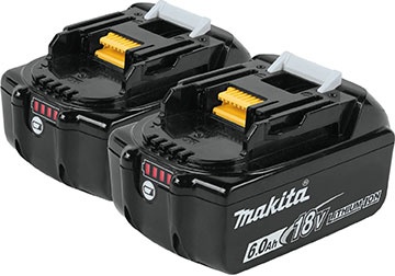 18V/6.0Ah Pin Lithium-Ion Makita BL1860B (197422-4) 18V/6.0Ah Pin Lithium-Ion Makita BL1860B (197422-4)