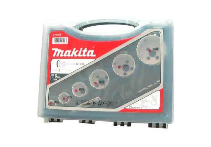 19-57mm Bộ mũi khoét lỗ Bi-Metal Makita D-16938 19-57mm Bộ mũi khoét lỗ Bi-Metal Makita D-16938