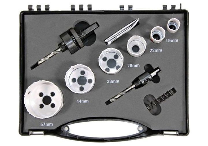 19-57mm Bộ mũi khoét lỗ Bi-Metal Makita D-16938 19-57mm Bộ mũi khoét lỗ Bi-Metal Makita D-16938