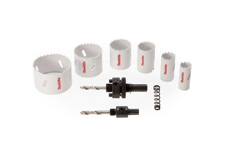 20-65mm Bộ mũi khoét lỗ Bi-Metal Makita D-24898 20-65mm Bộ mũi khoét lỗ Bi-Metal Makita D-24898