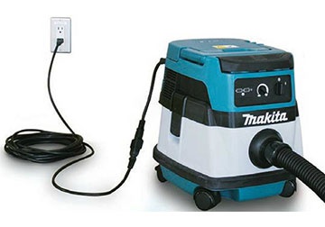 36V Máy hút bụi khô dùng điện và pin Makita DVC861L 36V Máy hút bụi khô dùng điện và pin Makita DVC861L