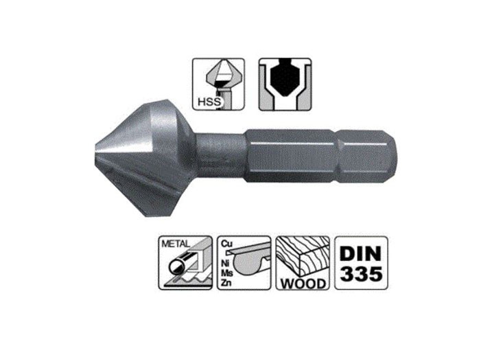 6.3x31mm Mũi lã 3 lưỡi cắt thép gió HSS M3 chuôi lục giác Makita D-37312 6.3x31mm Mũi lã 3 lưỡi cắt thép gió HSS M3 chuôi lục giác Makita D-37312