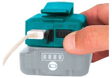 Bộ chuyển đổi cổng USB Makita ADP06 Bộ chuyển đổi cổng USB Makita ADP06