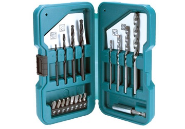 Bộ mũi khoan và vít 17 chi tiết Makita D-53693 Bộ mũi khoan và vít 17 chi tiết Makita D-53693