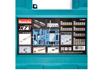 Bộ phụ kiện mũi khoan và vít 71 chi tiết Makita D-33691 Bộ phụ kiện mũi khoan và vít 71 chi tiết Makita D-33691